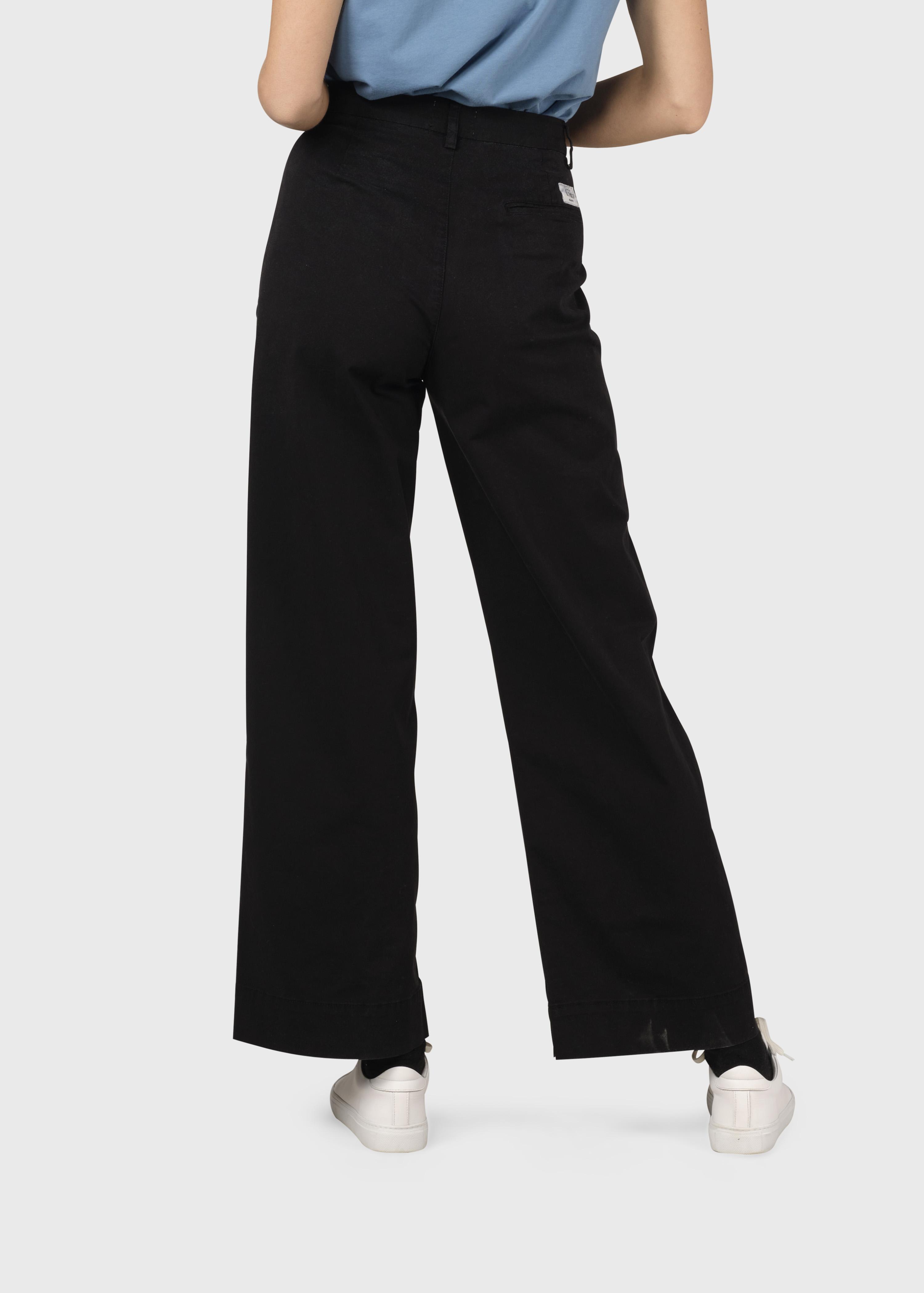 Klitmøller Lydia Pants Black Damen High Waist Hose schwarz